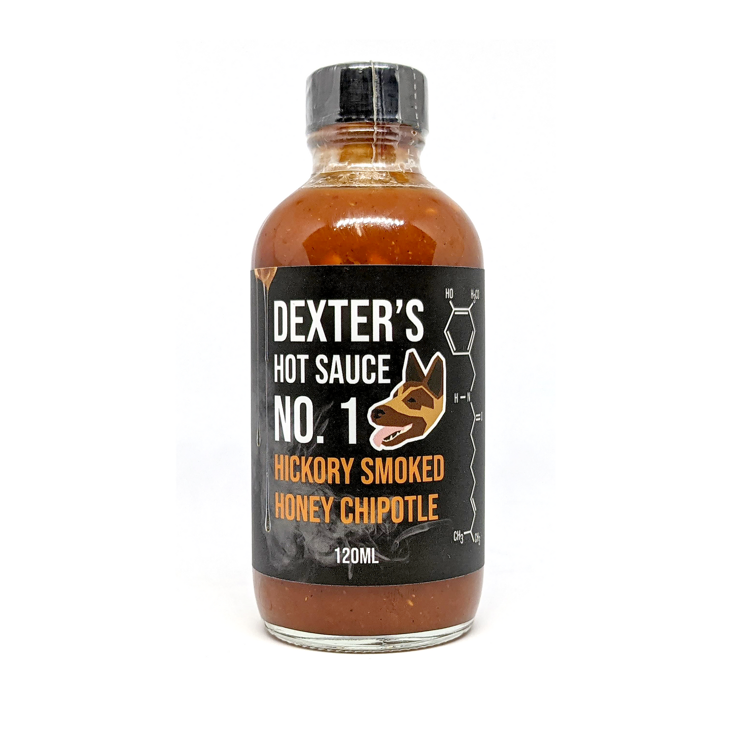 Dexter's Hickory Smoked Honey Chipotle Hot Sauce 20ml