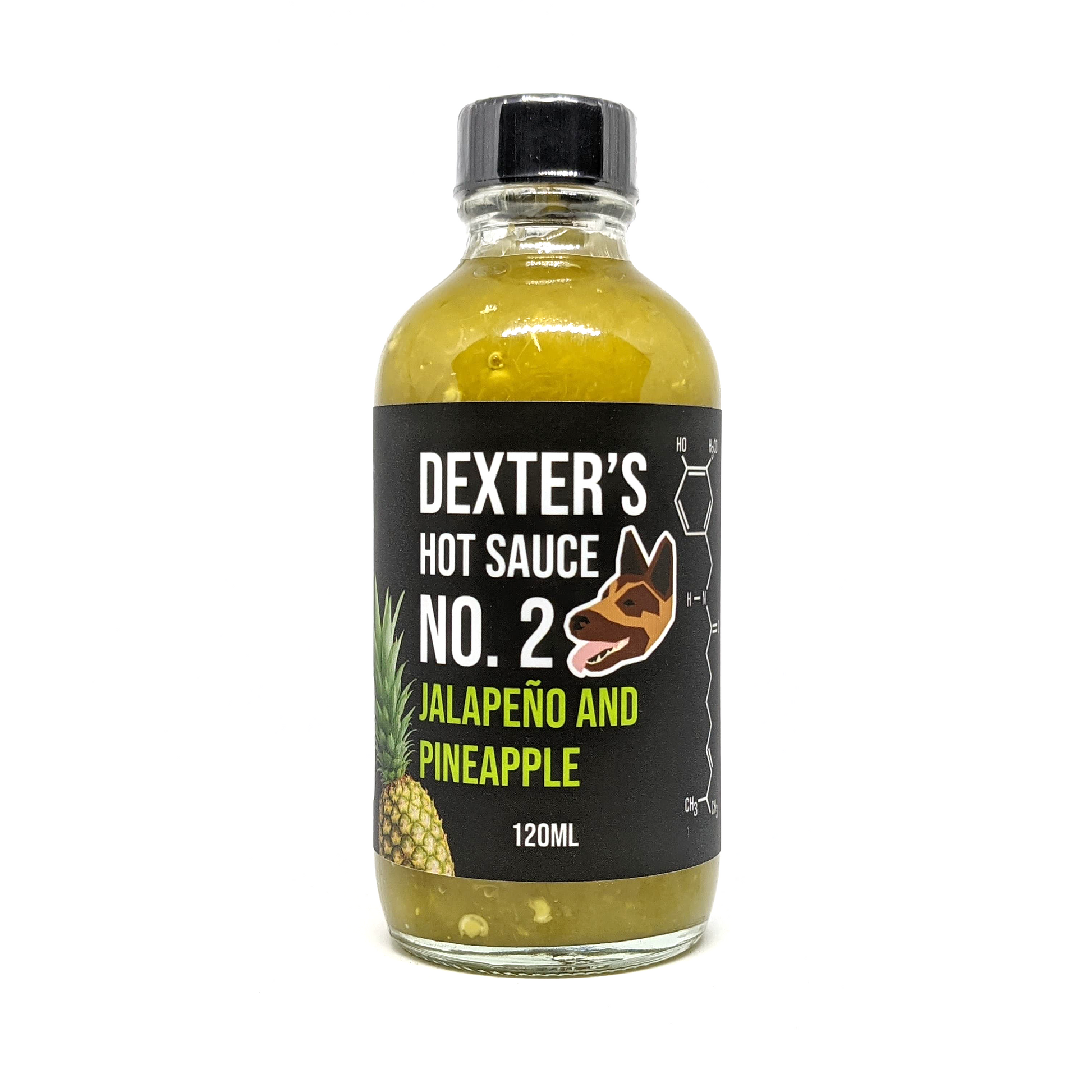 Dexter's jalapeno and pineapple hot sauce 120ml