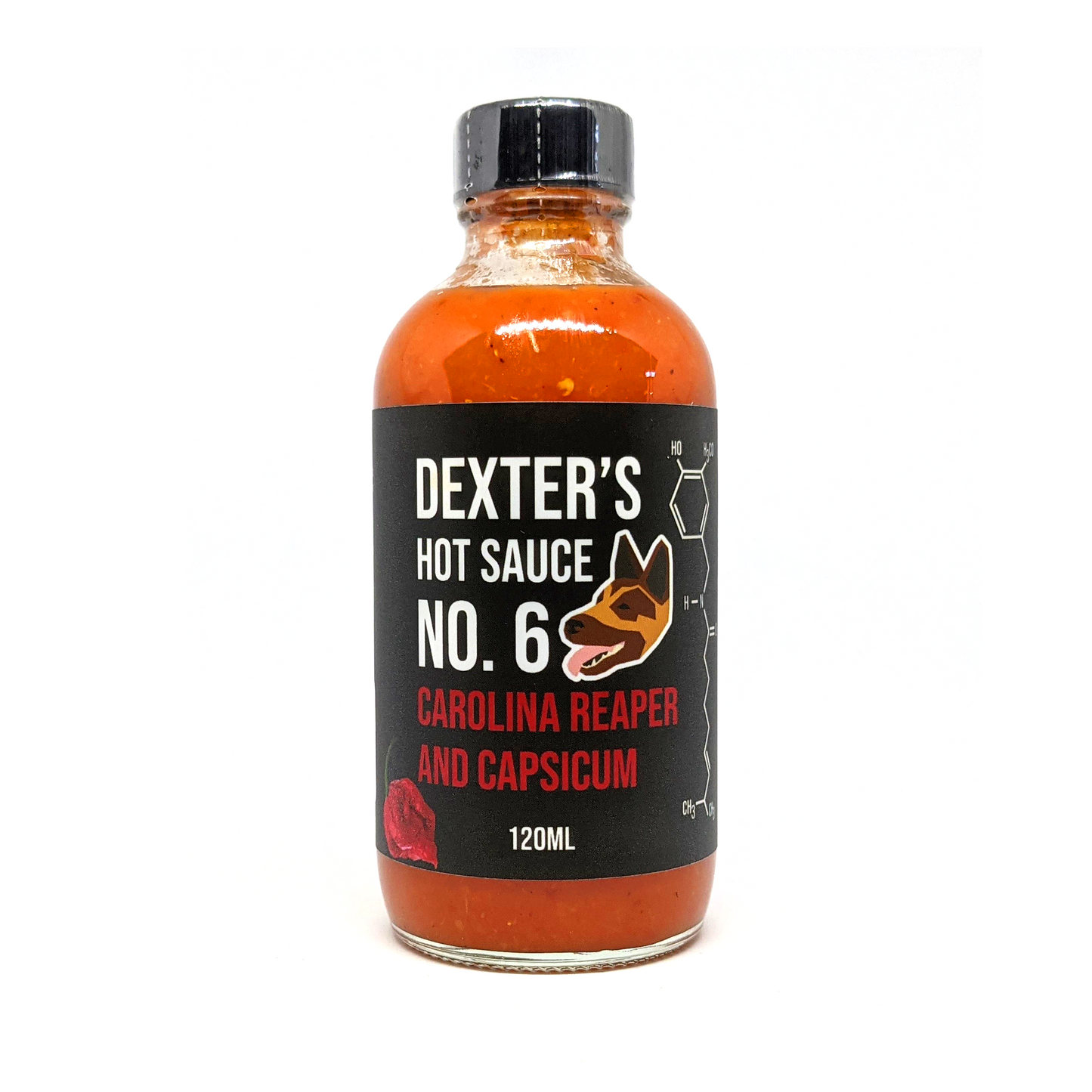 Dexter's Carolina Reaper and Capsicum Hot Sauce 120ml