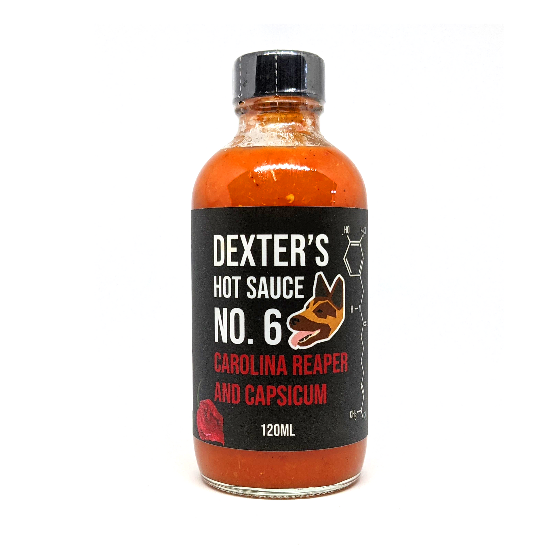 Dexter's Carolina Reaper and Capsicum Hot Sauce 120ml