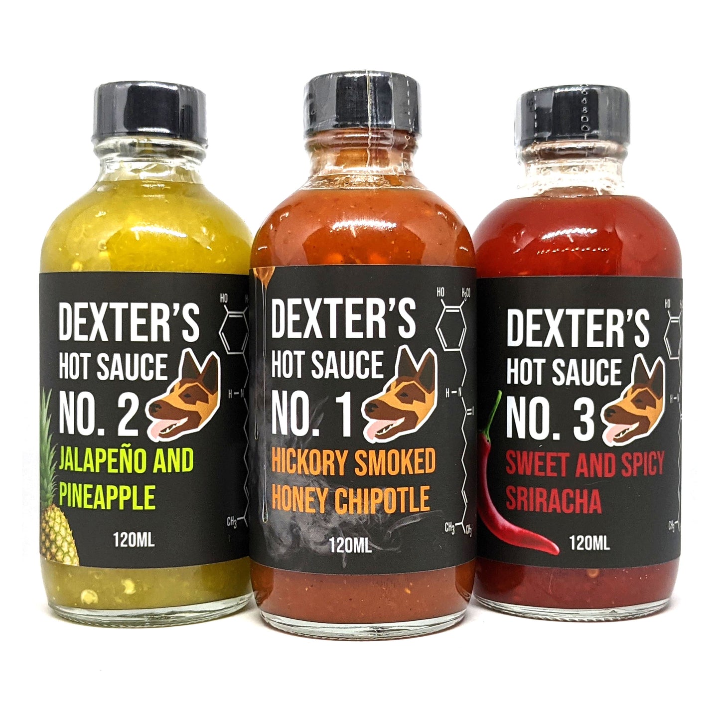 Dexter's Warm Pack 3 Sauces