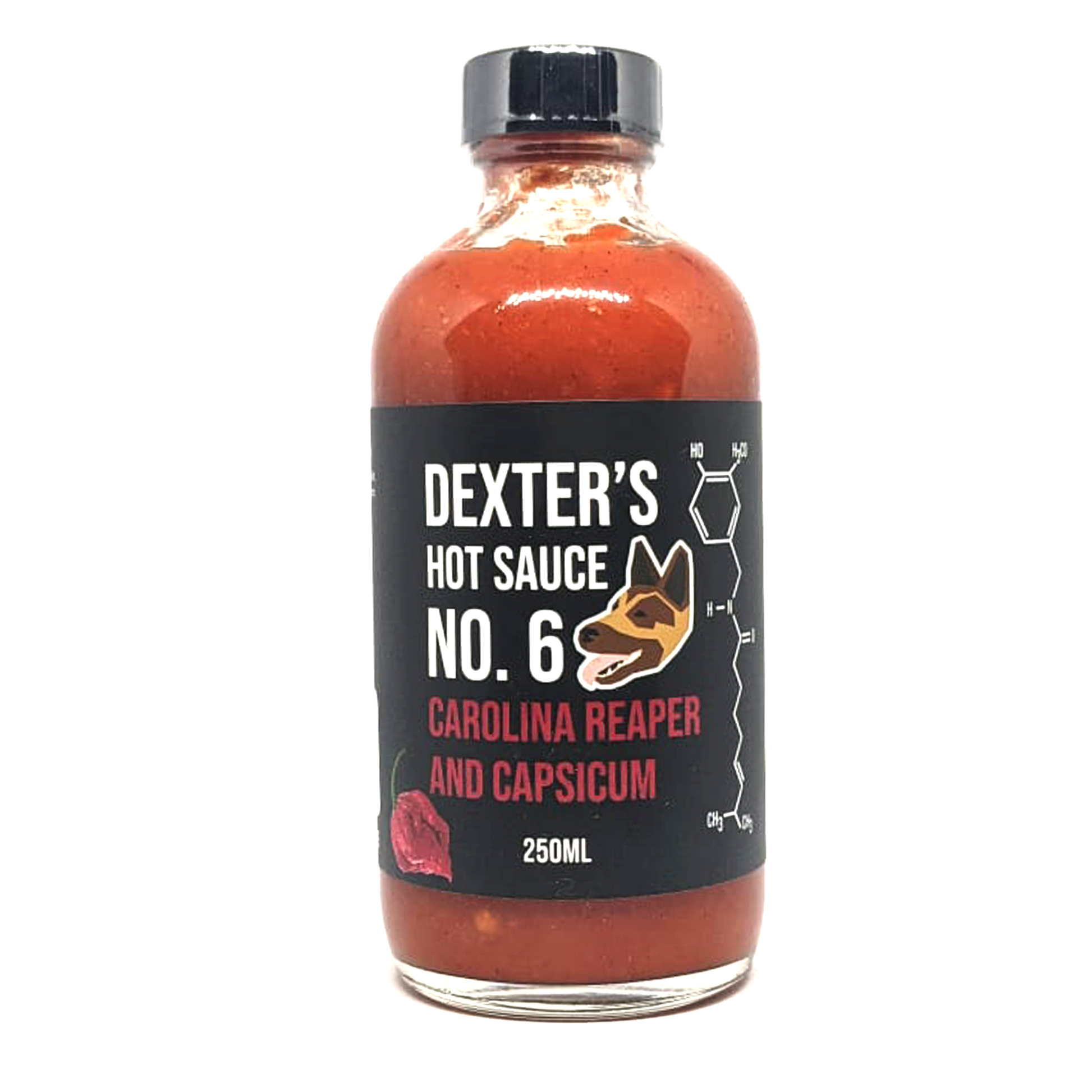 Dexter's Carolina Reaper and Capsicum Hot Sauce 250ml